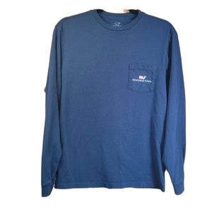 Vineyard Vines Navy Blue Long Sleeve T Shirt Size XS